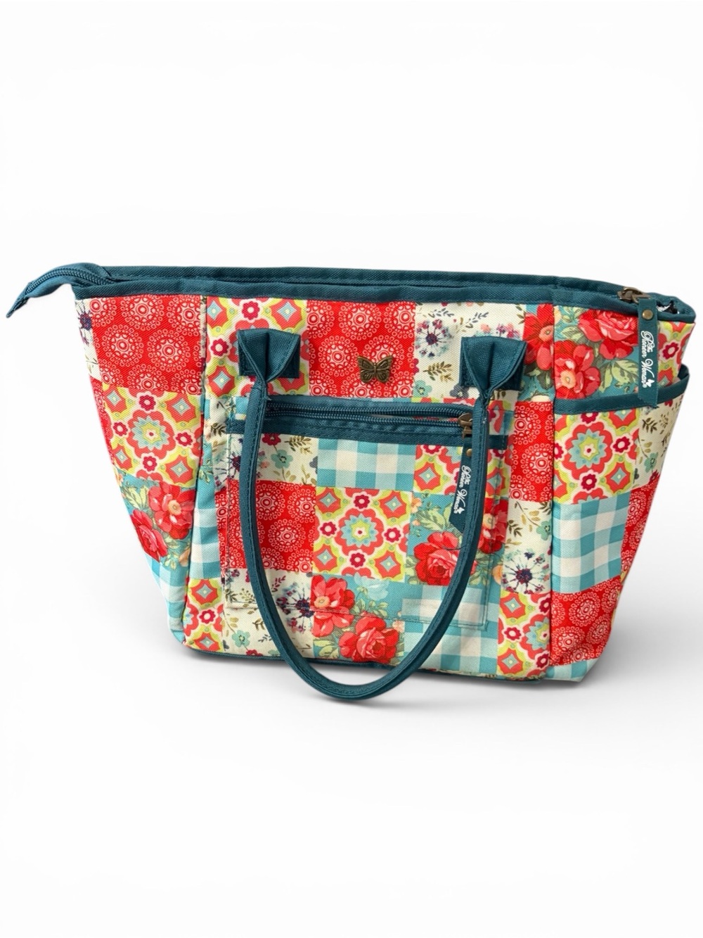 Pioneer Woman Patchwork Insulated Lunch Tote